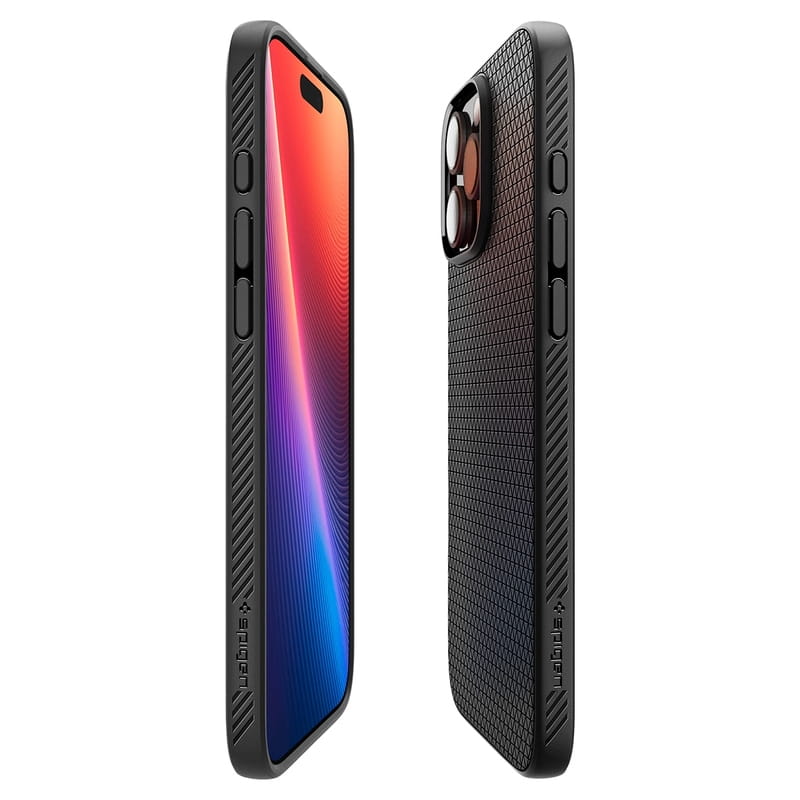 Чохол-накладка Spigen Liquid Air для Apple iPhone 16 Pro Max Matte Black (ACS07988)