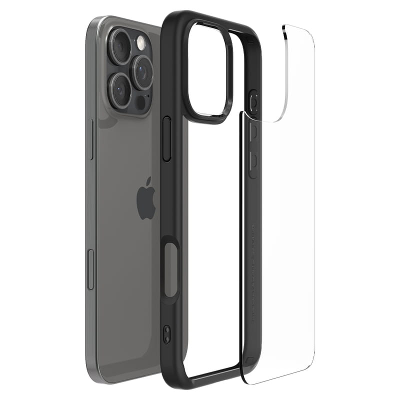 Чeхол-накладка Spigen Ultra Hybrid для Apple iPhone 16 Pro Max Matte Black (ACS07996)