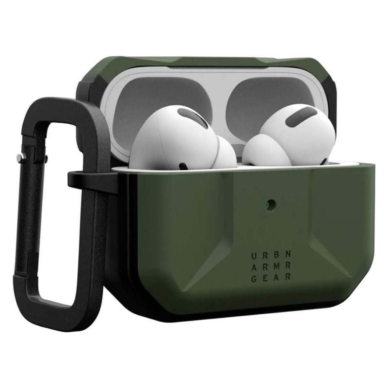 Чохол для навушників Urban Armor Gear для Apple AirPods Pro (Gen 2, 2022) Civilian Olive Drab (104124117272)