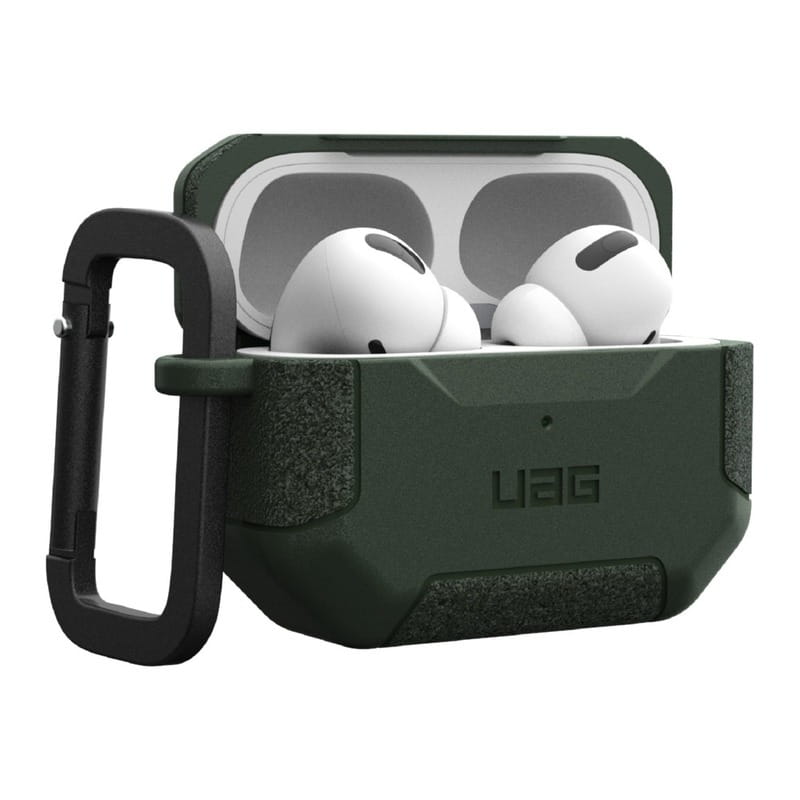 Чехол для наушников Urban Armor Gear для Apple AirPods Pro (Gen 2, 2022) Scout Olive Drab (104123117272)