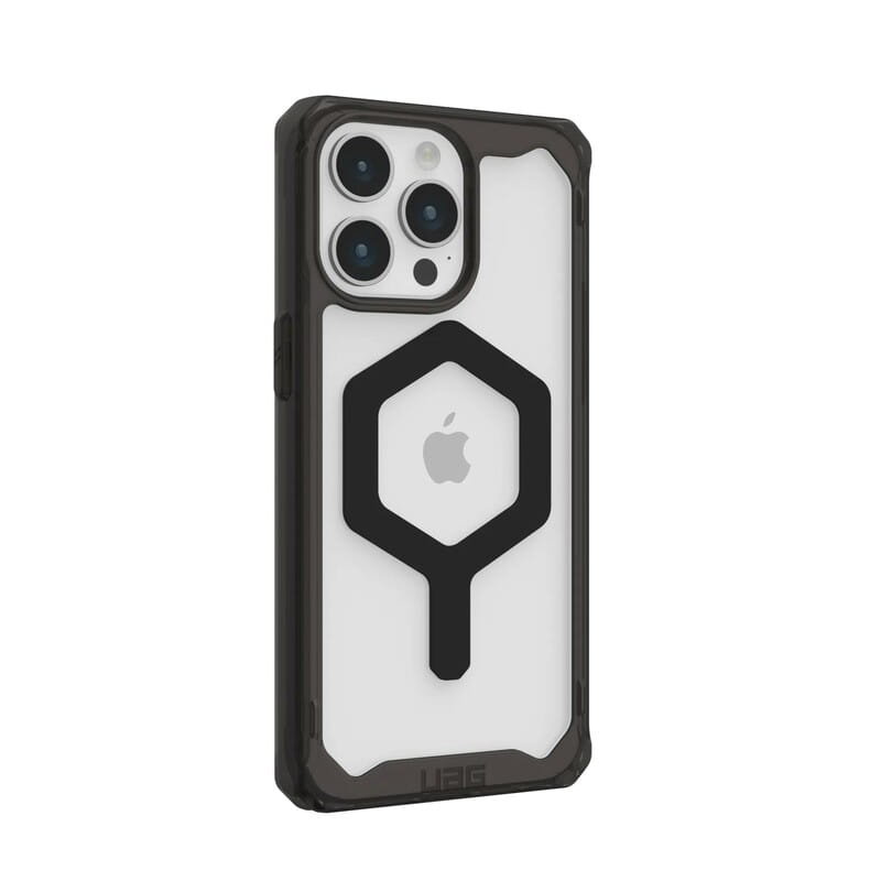 Чохол-накладка Urban Armor Gear для Apple iPhone 15 Pro Max Plyo Magsafe Black/Black (114305114040)