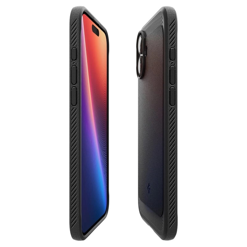 Чeхол-накладка Spigen Rugged Armor MagFit для Apple iPhone 16 Matte Black (ACS08214)