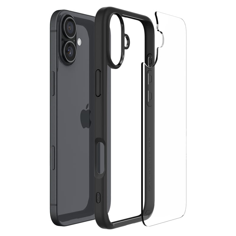 Чeхол-накладка Spigen Ultra Hybrid для Apple iPhone 16 Matte Black (ACS08201)