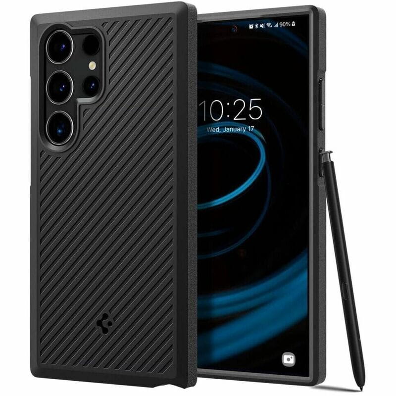 Чeхол-накладка Spigen Core Armor для Samsung Galaxy S24 Ultra Matte Black (ACS07194)