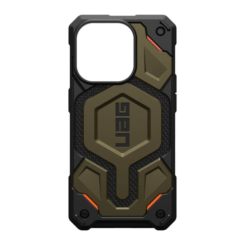 Чохол-накладка Urban Armor Gear для Apple iPhone 15 Pro Max Monarch Pro Magsafe Kevlar Elemental Green (11422211397B)