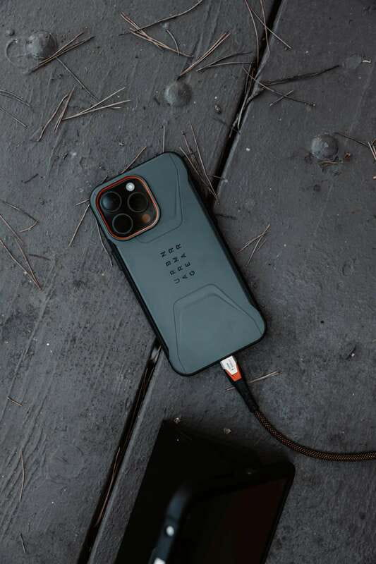 Кабель Urban Armor Gear Rugged Double Braided Nylon USB Type-C - USB Type-C (M/M), 0.75 м, Black/Orange (9B4415114097)