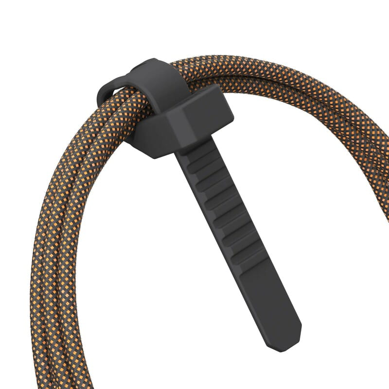 Кабель Urban Armor Gear Rugged Double Braided Nylon USB Type-C - USB Type-C (M/M), 0.75 м, Black/Orange (9B4415114097)