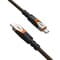 Фото - Кабель Urban Armor Gear Rugged Double Braided Nylon USB Type-C - USB Type-C (M/M), 0.75 м, Black/Orange (9B4415114097) | click.ua