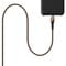 Фото - Кабель Urban Armor Gear Rugged Double Braided Nylon USB Type-C - USB Type-C (M/M), 0.75 м, Black/Orange (9B4415114097) | click.ua