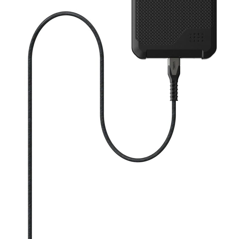 Кабель Urban Armor Gear Rugged Kevlar USB Type-C - USB Type-C (M/M), 1.5 м, Black/Gray (9B4413114030)