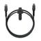 Фото - Кабель Urban Armor Gear Rugged Kevlar USB Type-C - USB Type-C (M/M), 1.5 м, Black/Gray (9B4413114030) | click.ua