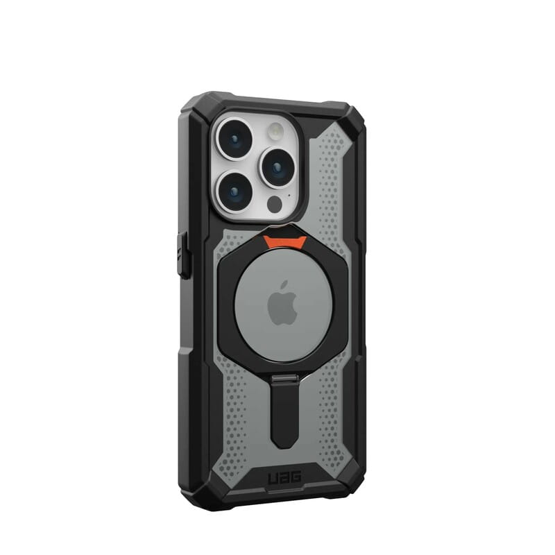 Чeхол-накладка Urban Armor Gear для Apple iPhone 15 Pro Plasma XTE Magsafe Black/Orange (114442114097)