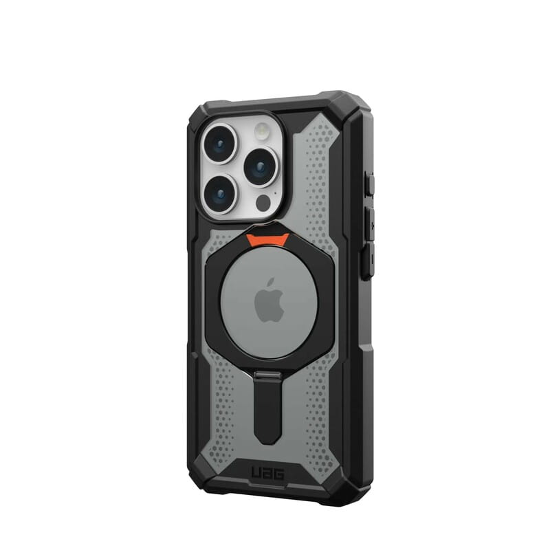 Чохол-накладка Urban Armor Gear для Apple iPhone 15 Pro Plasma XTE Magsafe Black/Orange (114442114097)