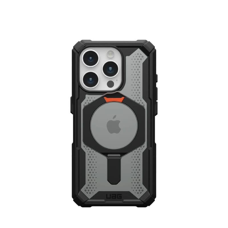 Чохол-накладка Urban Armor Gear для Apple iPhone 15 Pro Plasma XTE Magsafe Black/Orange (114442114097)