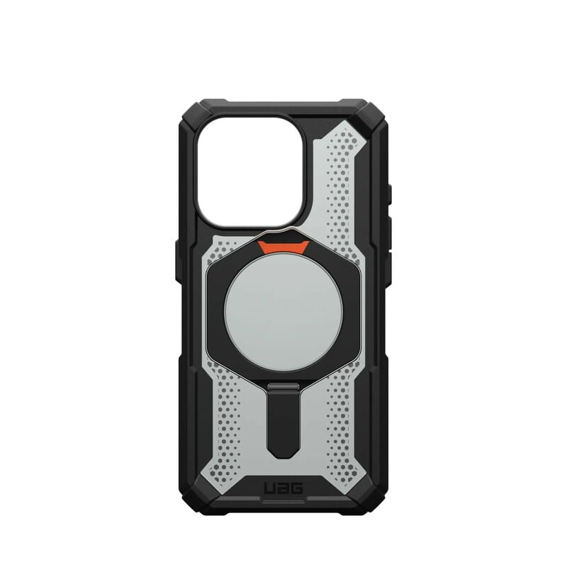 Чохол-накладка Urban Armor Gear для Apple iPhone 15 Pro Plasma XTE Magsafe Black/Orange (114442114097)