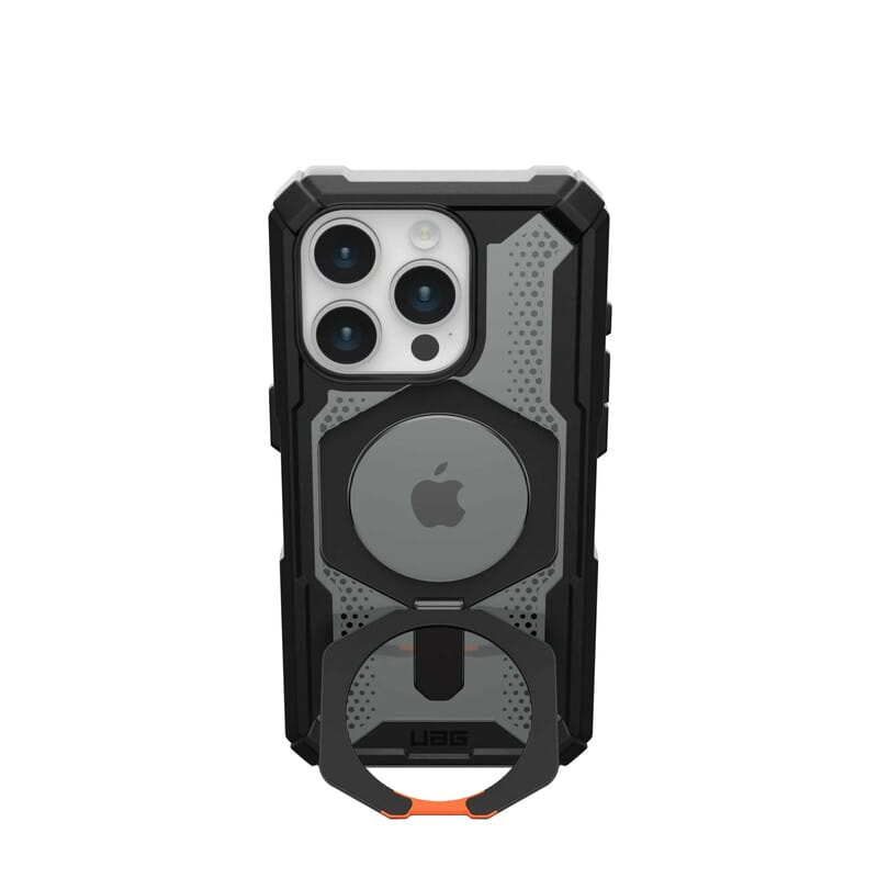 Чeхол-накладка Urban Armor Gear для Apple iPhone 15 Pro Plasma XTE Magsafe Black/Orange (114442114097)