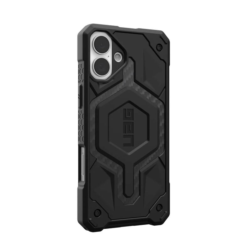 Чохол-накладка Urban Armor Gear для Apple iPhone 16 Plus Monarch Pro Magsafe Carbon Fiber (114455114242)