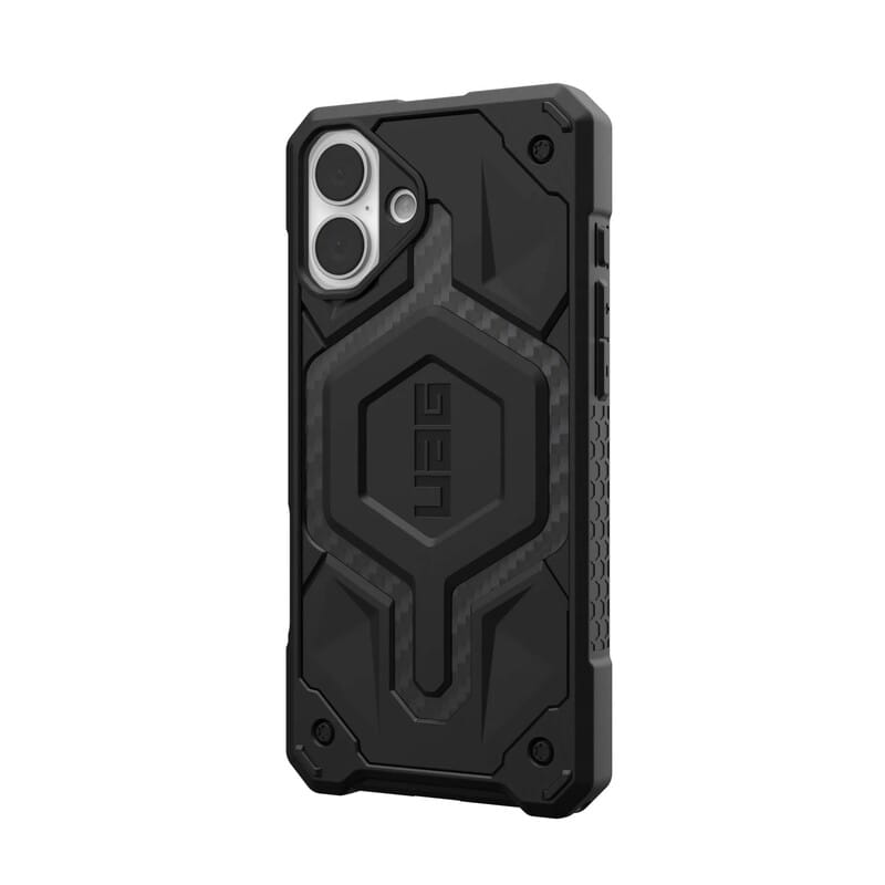 Чохол-накладка Urban Armor Gear для Apple iPhone 16 Plus Monarch Pro Magsafe Carbon Fiber (114455114242)