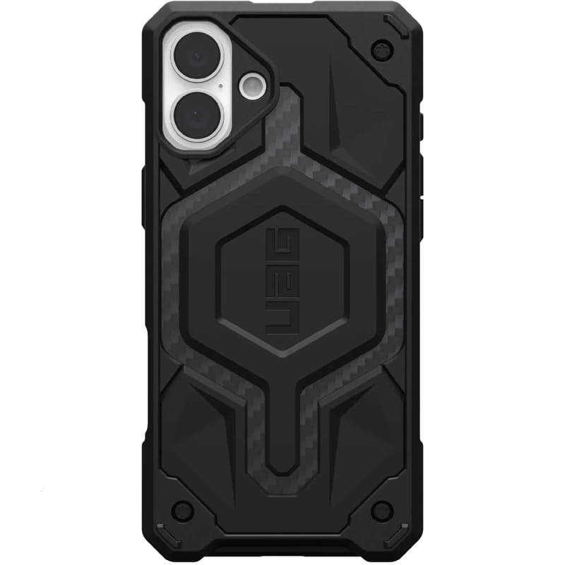 Чохол-накладка Urban Armor Gear для Apple iPhone 16 Plus Monarch Pro Magsafe Carbon Fiber (114455114242)