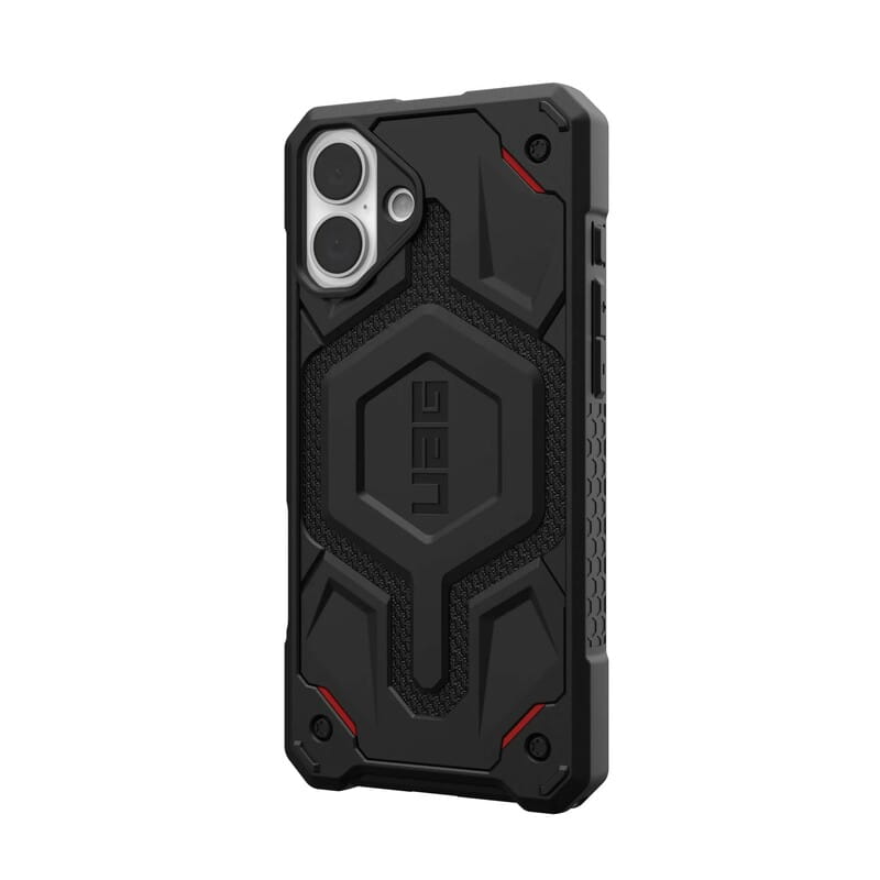 Чохол-накладка Urban Armor Gear для Apple iPhone 16 Plus Monarch Pro Magsafe Kevlar Black (114455113940)