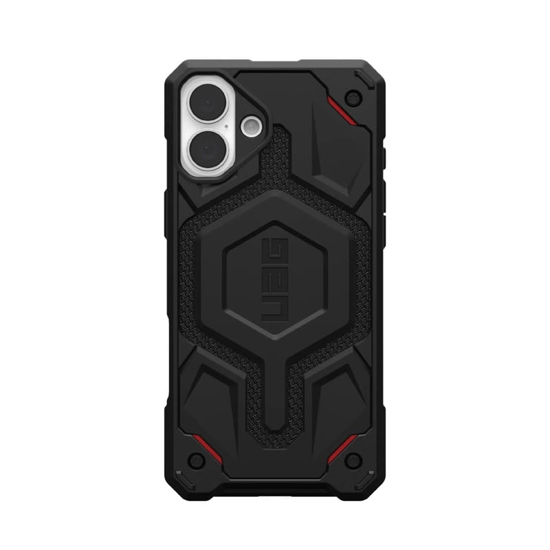 Чохол-накладка Urban Armor Gear для Apple iPhone 16 Plus Monarch Pro Magsafe Kevlar Black (114455113940)