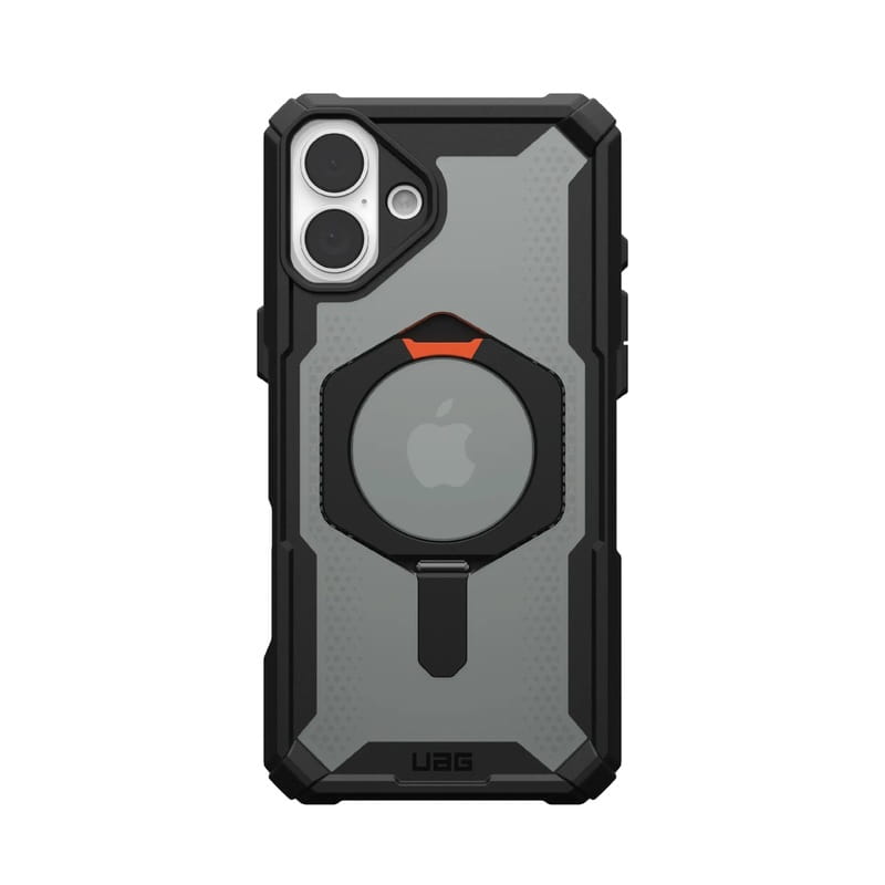 Чохол-накладка Urban Armor Gear для Apple iPhone 16 Plus Plasma XTE MagSafe Black/Orange (114473114097)