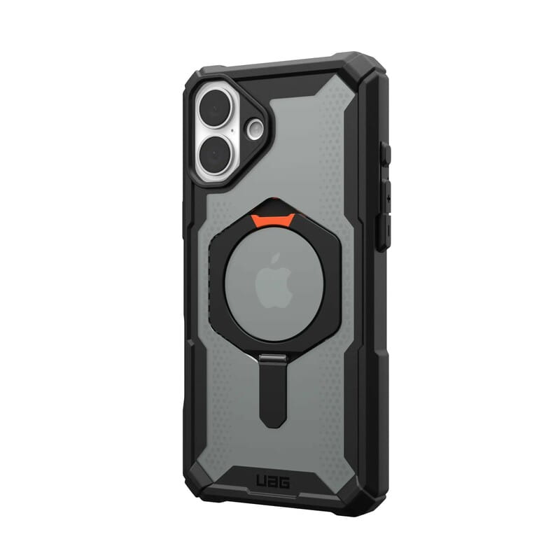 Чохол-накладка Urban Armor Gear для Apple iPhone 16 Plus Plasma XTE MagSafe Black/Orange (114473114097)