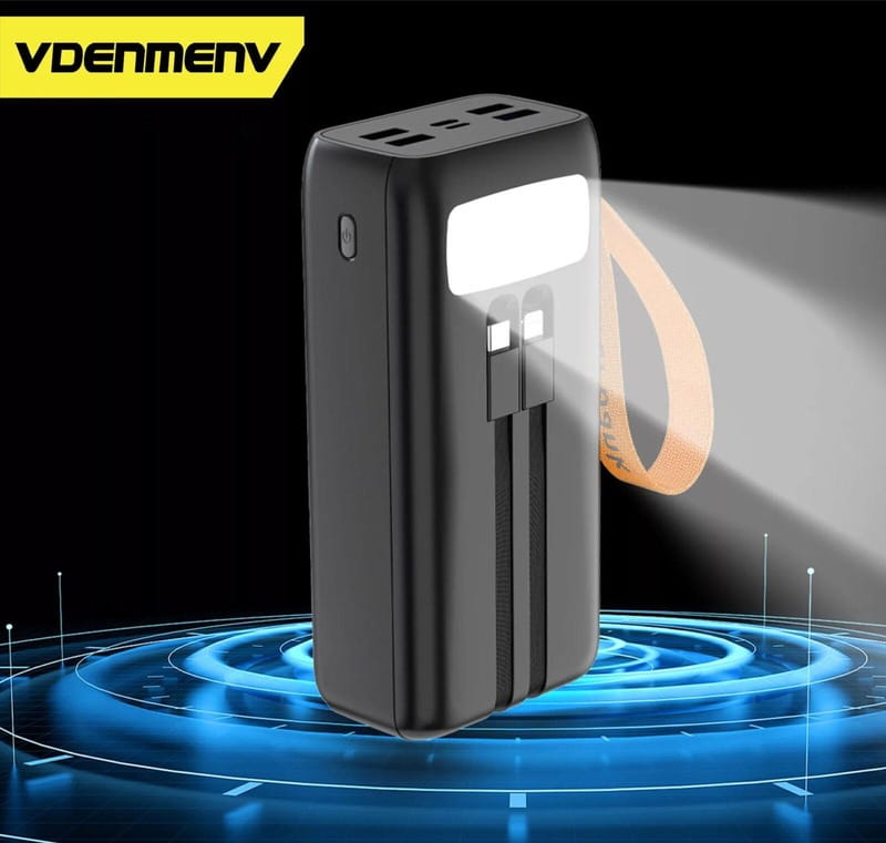 Універсальна мобільна батарея Denmen DP32 50000mAh Black