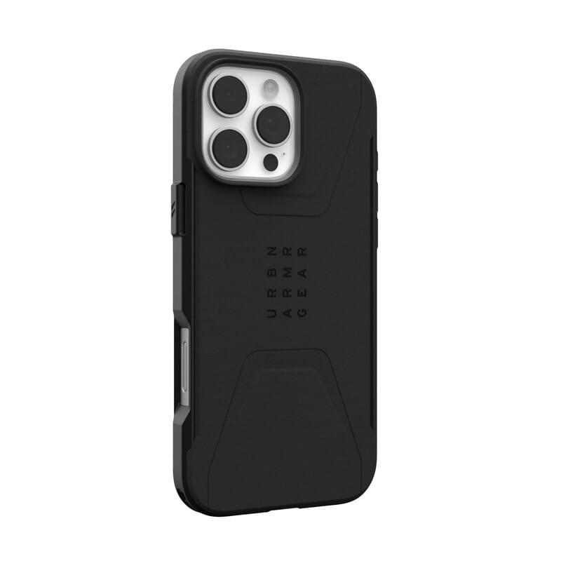 Чeхол-накладка Urban Armor Gear для Apple iPhone 16 Pro Max Civilian Magsafe Black (114445114040)