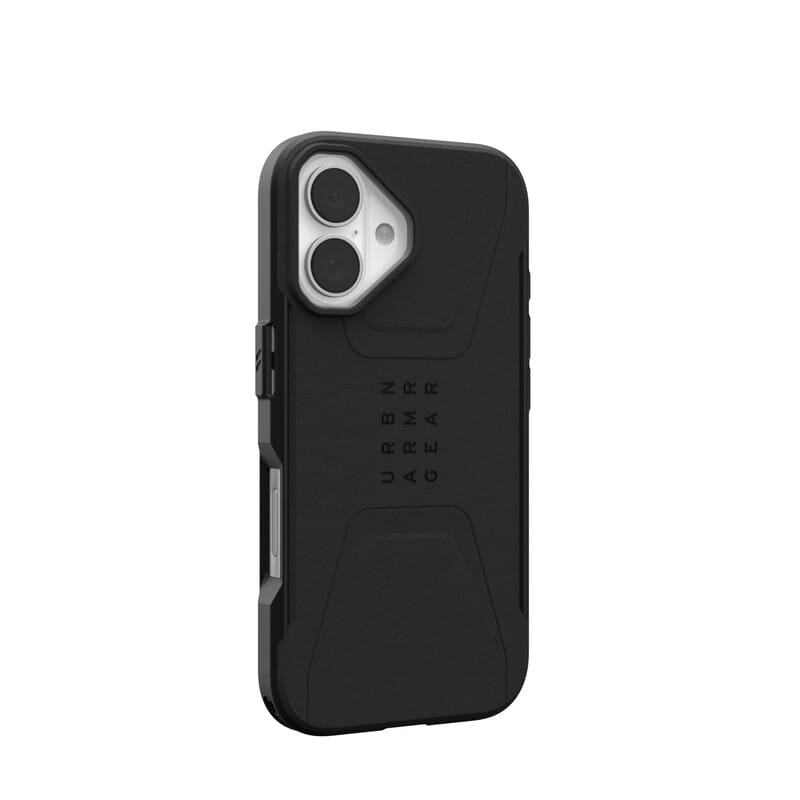 Чохол-накладка Urban Armor Gear Civilian Magsafe для Apple iPhone 16 Black (114446114040)