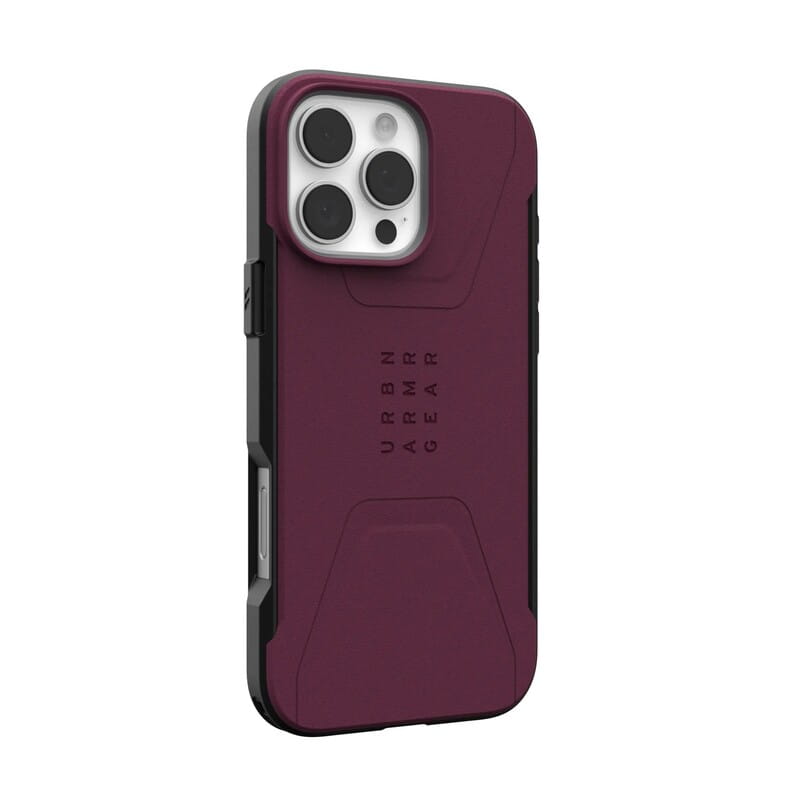 Чeхол-накладка Urban Armor Gear для Apple iPhone 16 Pro Max Civilian Magsafe Bordeaux (114445119049)