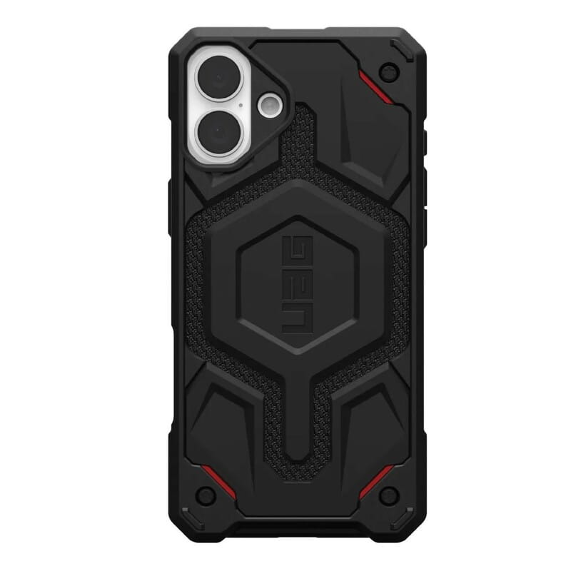 Чeхол-накладка Urban Armor Gear Monarch Pro Magsafe для Apple iPhone 16 Kevlar Black (114458113940)