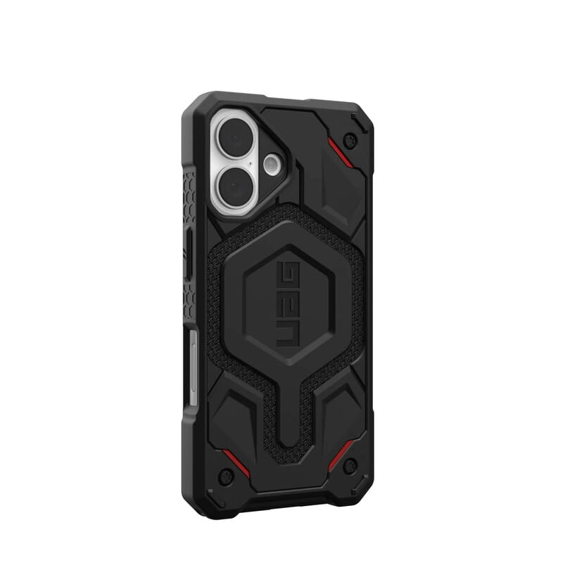 Чохол-накладка Urban Armor Gear Monarch Pro Magsafe для Apple iPhone 16 Kevlar Black (114458113940)