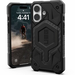 Чохол-накладка Urban Armor Gear Monarch для Apple iPhone 16 Carbon Fiber (114462114242)