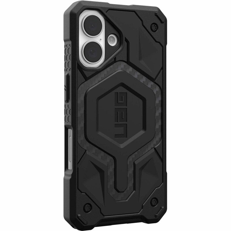 Чохол-накладка Urban Armor Gear Monarch для Apple iPhone 16 Carbon Fiber (114462114242)