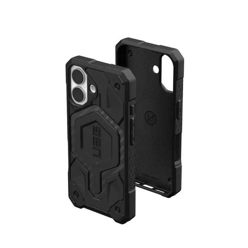 Чохол-накладка Urban Armor Gear Monarch для Apple iPhone 16 Carbon Fiber (114462114242)