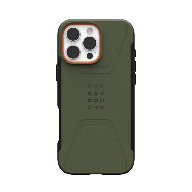 Чохол-накладка Urban Armor Gear Civilian Magsafe для Apple iPhone 16 Pro Max Olive Drab (114445117272)