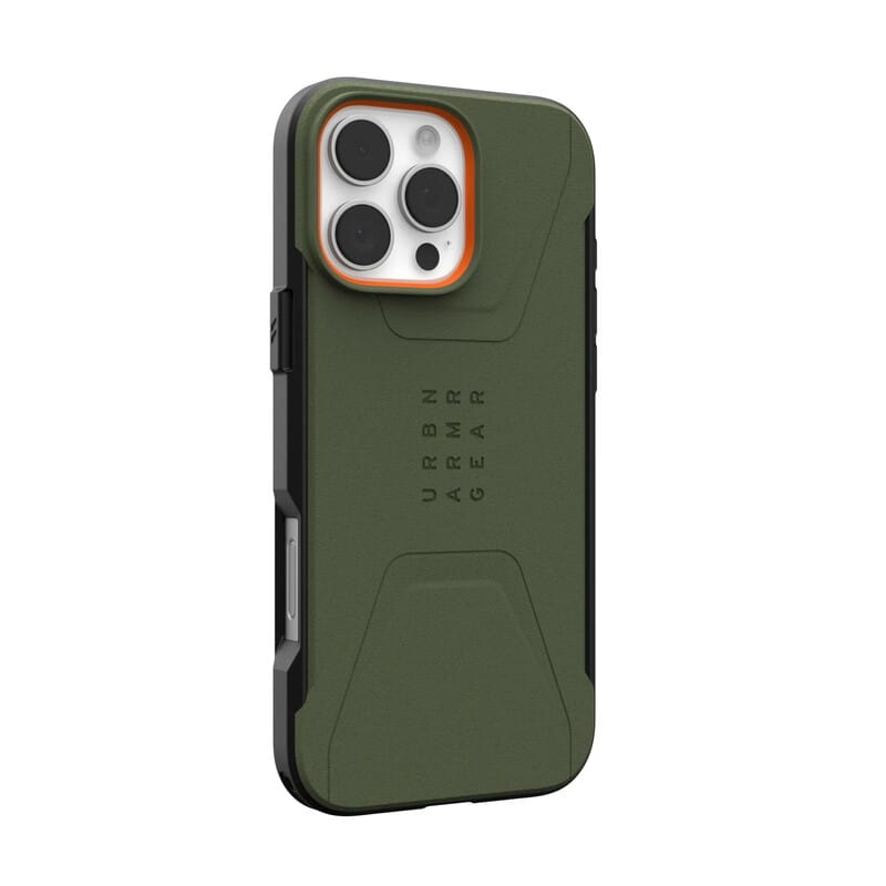 Чохол-накладка Urban Armor Gear Civilian Magsafe для Apple iPhone 16 Pro Max Olive Drab (114445117272)