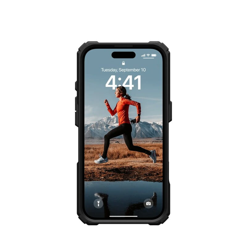 Чохол-накладка Urban Armor Gear Plasma XTE MagSafe для Apple iPhone 16 Black/Orange (114476114097)