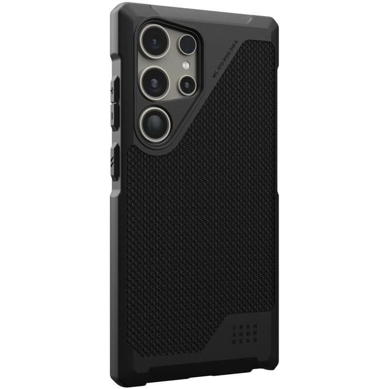 Чeхол-накладка Urban Armor Gear Metropolis LT Pro для Samsung Galaxy S24 Ultra Kevlar Black (214420113940)