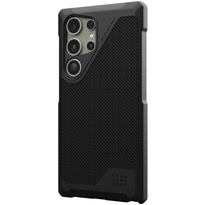 Чeхол-накладка Urban Armor Gear Metropolis LT Pro для Samsung Galaxy S24 Ultra Kevlar Black (214420113940)