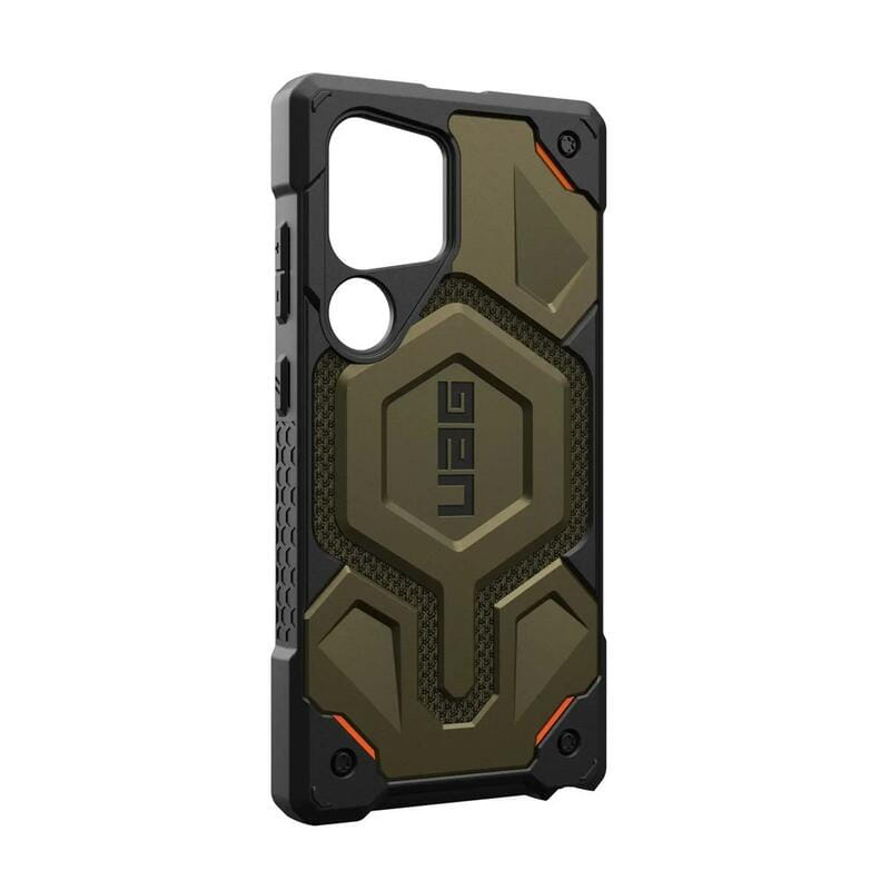 Чeхол-накладка Urban Armor Gear Monarch Pro для Samsung Galaxy S24 Ultra Kevlar Element Green (21441611397B)