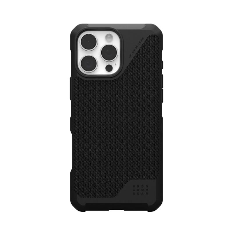 Чохол-накладка Urban Armor Gear Magsafe для Apple  iPhone 16 Pro Max Metropolis LT Kevlar Black(114453113940)