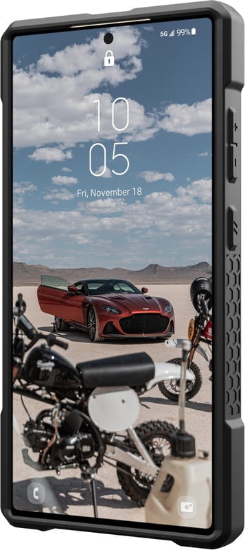 Чeхол-накладка Urban Armor Gear Monarch для Samsung Galaxy S24 Ultra Carbon Fiber (214415114242)
