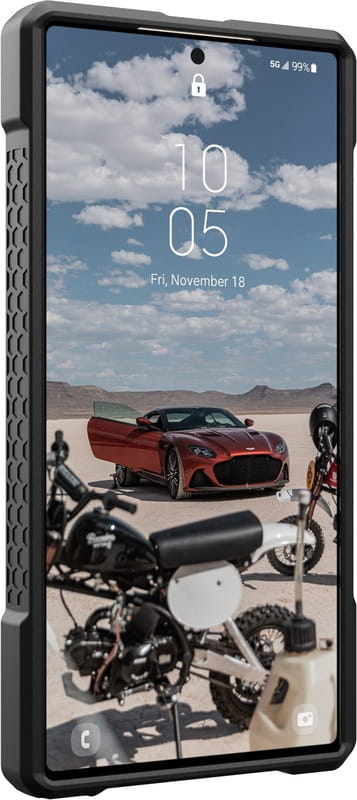 Чeхол-накладка Urban Armor Gear Monarch для Samsung Galaxy S24 Ultra Carbon Fiber (214415114242)