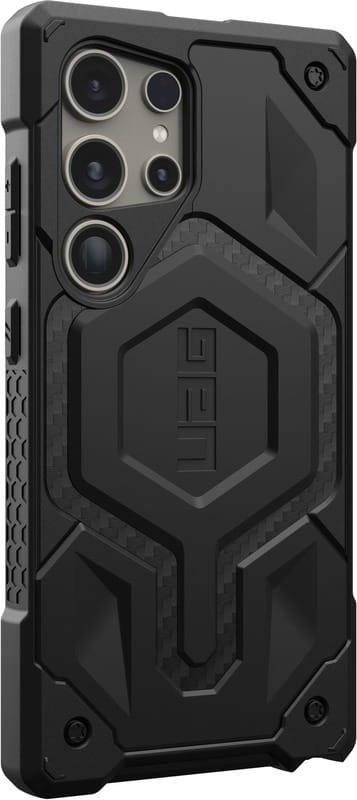 Чeхол-накладка Urban Armor Gear Monarch для Samsung Galaxy S24 Ultra Carbon Fiber (214415114242)