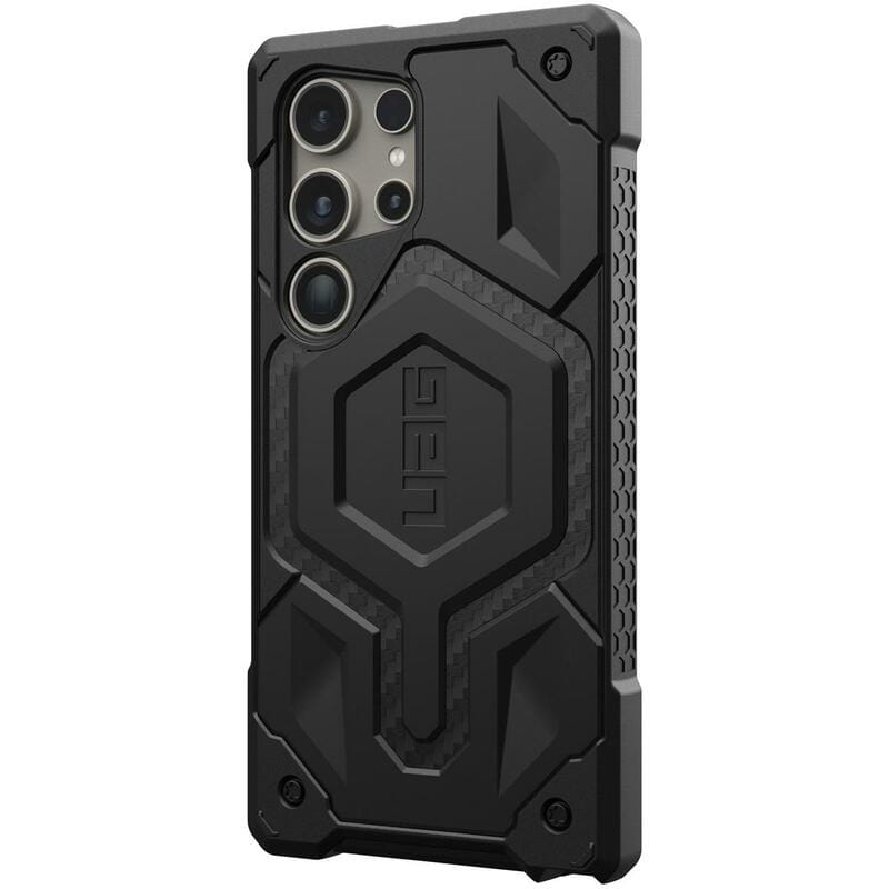 Чeхол-накладка Urban Armor Gear Monarch для Samsung Galaxy S24 Ultra Carbon Fiber (214415114242)
