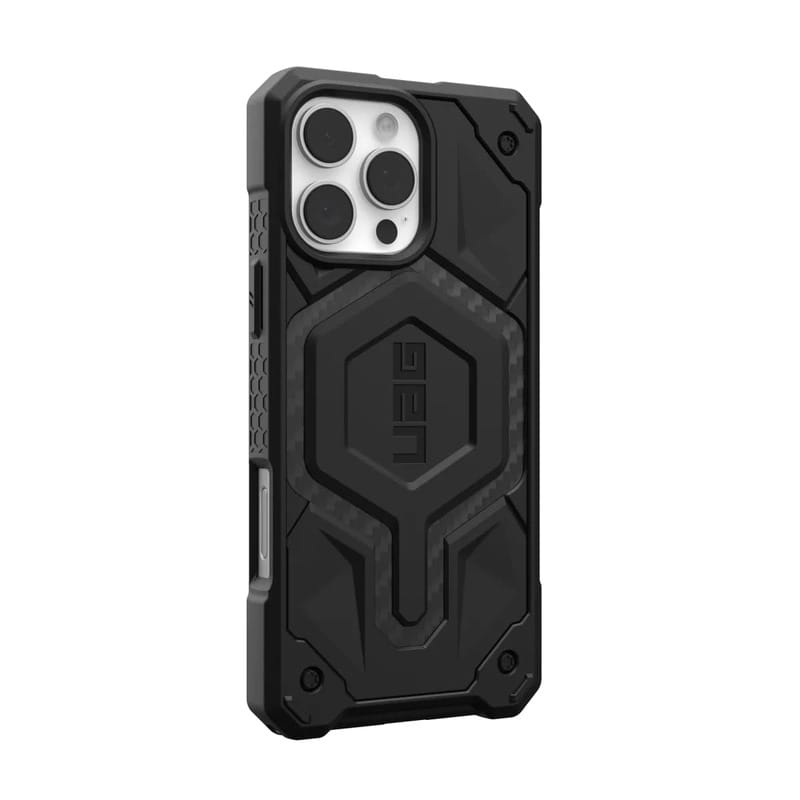 Чeхол-накладка Urban Armor Gear Magsafe для Apple iPhone 16 Pro Max Monarch Pro Carbon Fiber (114457114242)