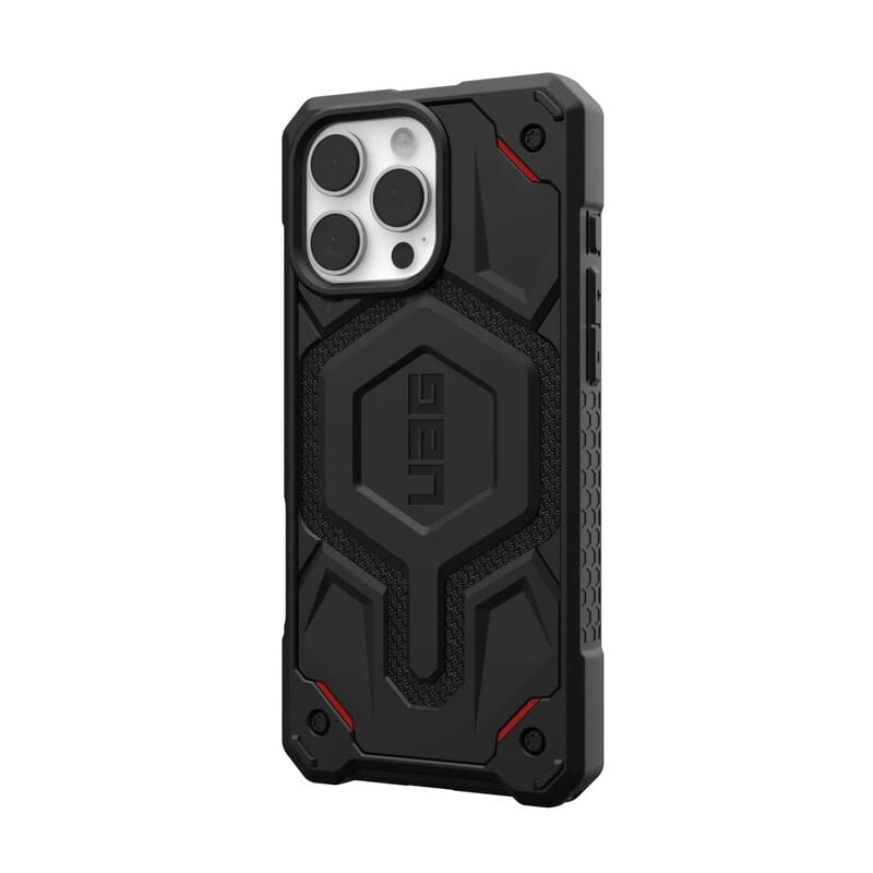 Чeхол-накладка Urban Armor Gear Magsafe для Apple iPhone 16 Pro Max Monarch Pro Kevlar Black (114457113940)