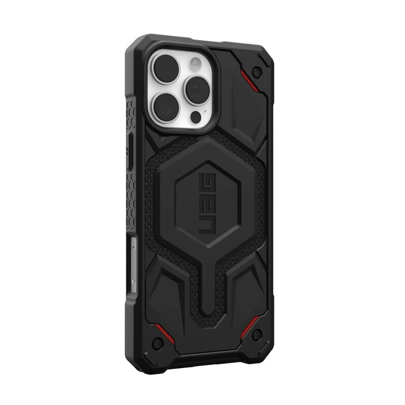 Чохол-накладка Urban Armor Gear Magsafe для Apple iPhone 16 Pro Max Monarch Pro Kevlar Black (114457113940)